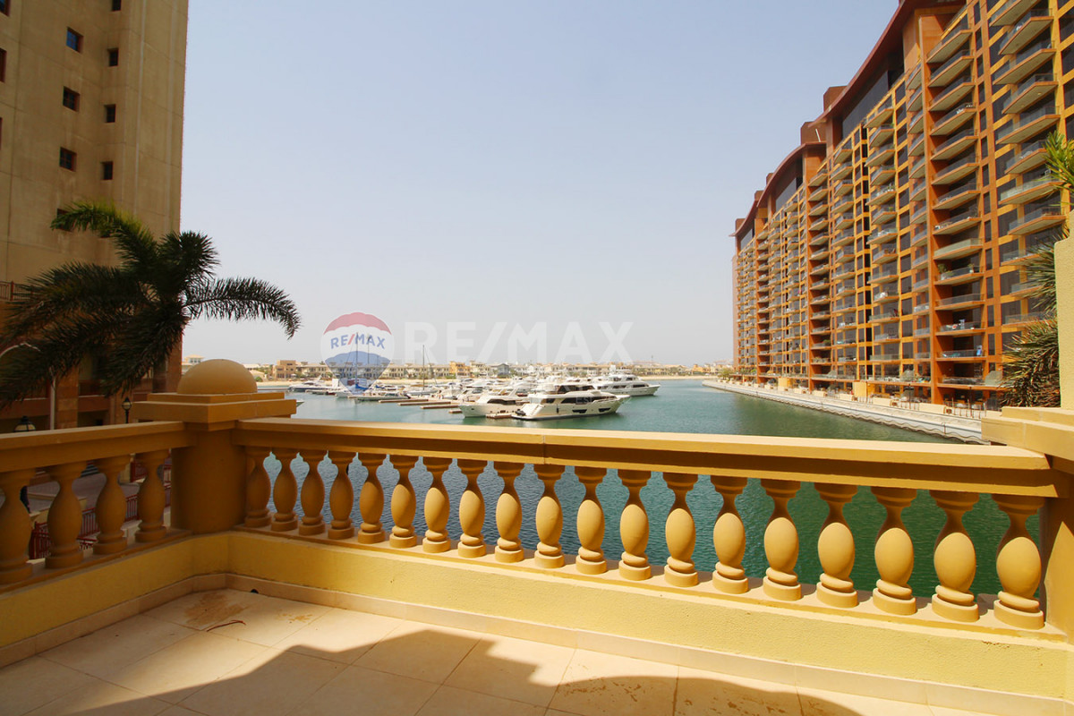 Fully Upgraded | Tenanted | Full Sea View - Marina Residences 6, Marina Residences, Palm Jumeirah, Dubai