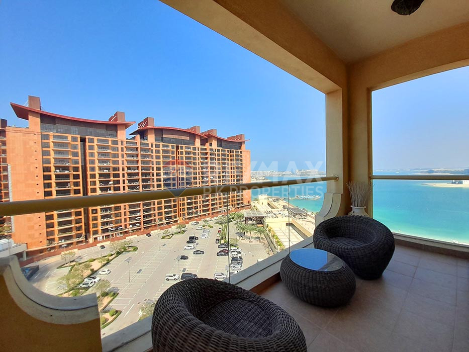 Chiller Free | Beach Access | Furnished, Al Das, Shoreline Apartments, Palm Jumeirah, Dubai