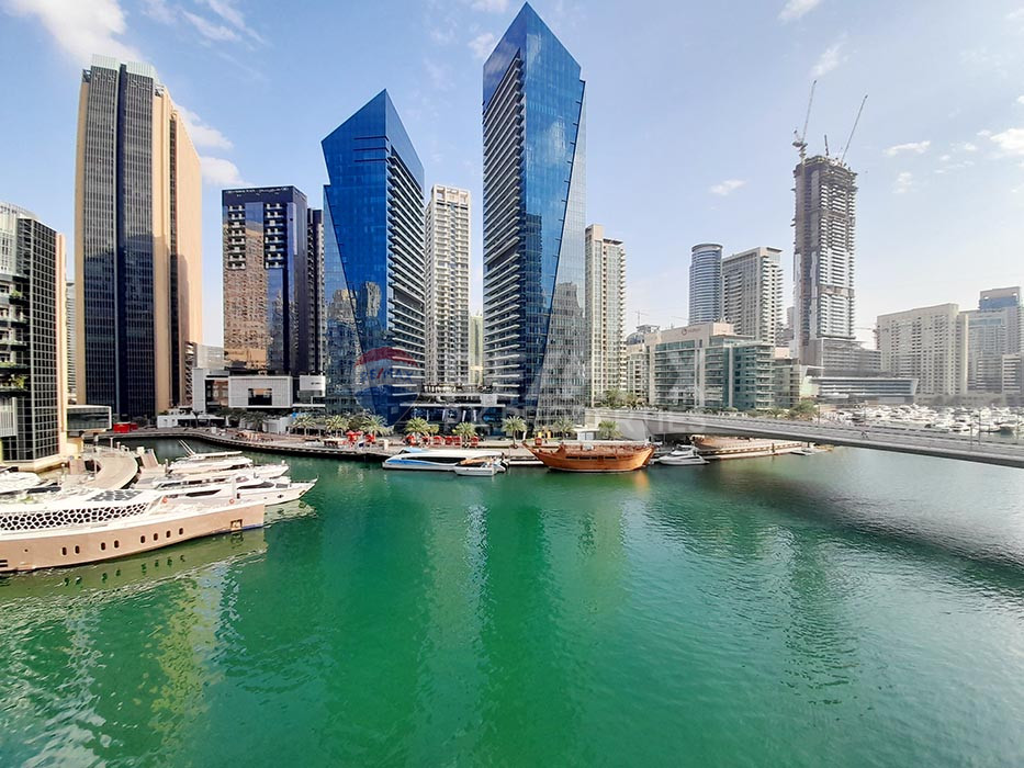 Spacious 3 BR + Maids | Marina Quays| Vacant| Marina View, Marina Quay East, Marina Quays, Dubai Marina, Dubai