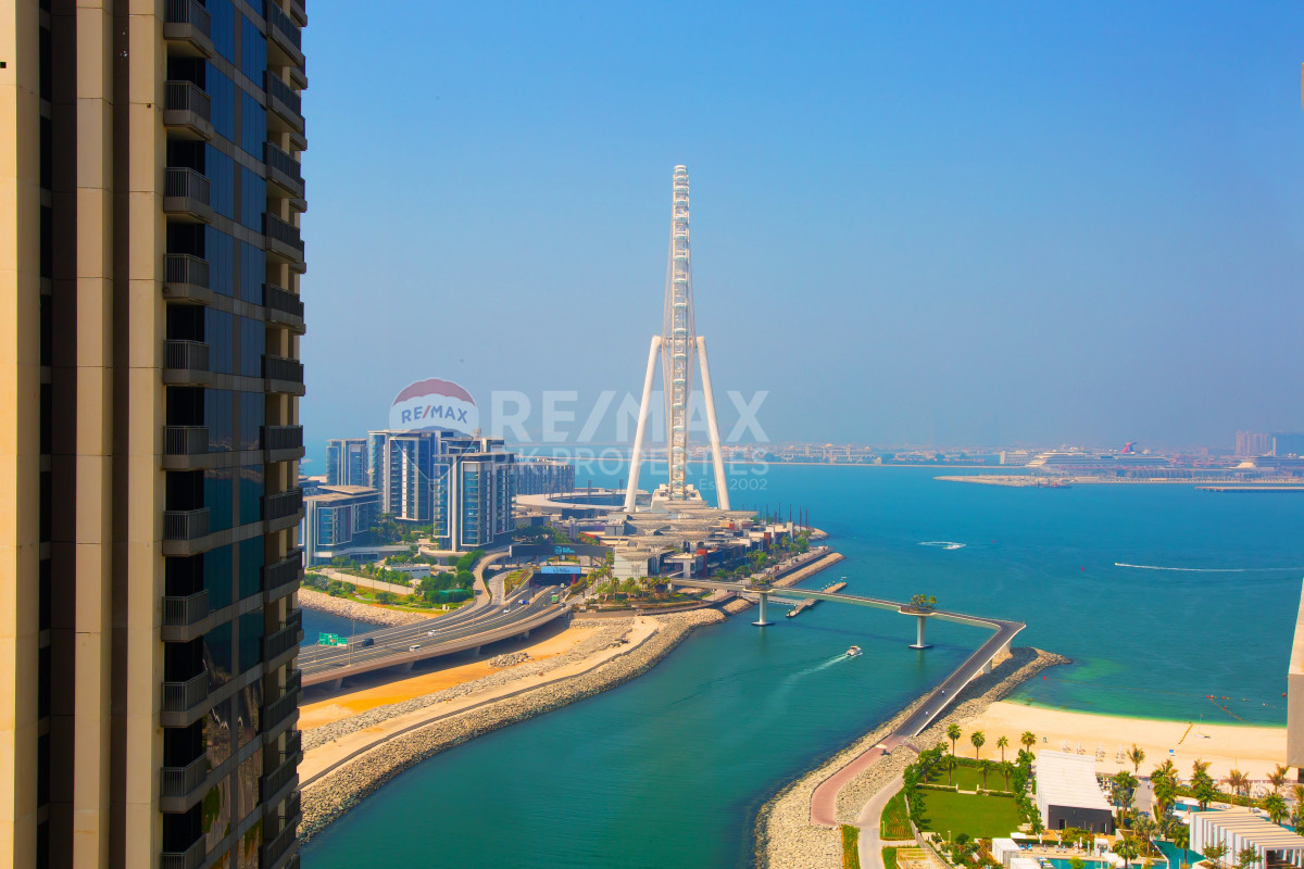 Bright 2 BR |52/42 |Brand new| Harbor View| Vacant - 5242, Dubai Marina, Dubai