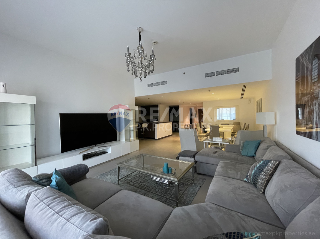 Furnished | All Bills Included | Maids Room | Study - The Onyx Tower 2, The Onyx Towers, Greens, Dubai