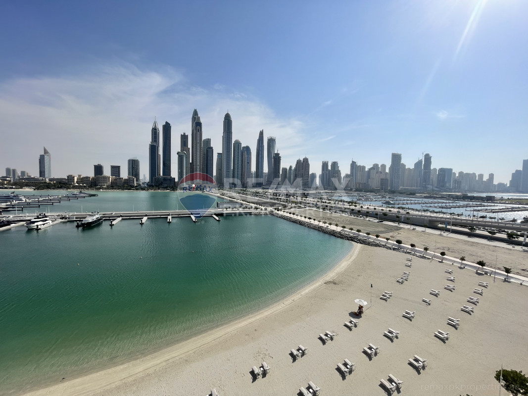Luxury | Fitted-Kitchen | Palm and Sea View - Sunrise Bay, EMAAR Beachfront, Dubai Harbour, Dubai