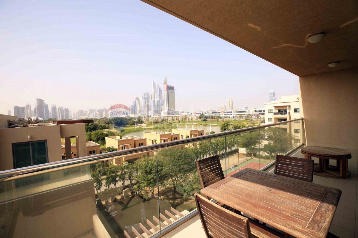 EXCLUSIVE 2BR |Full Golf Course View |Best Layout - Golf Tower 1, Golf Towers, The Views, Dubai