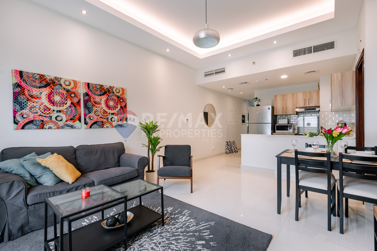 Ready to Move | Vacant | Fully Furnished | Balcony - Hera Tower, Dubai Sports City, Dubai