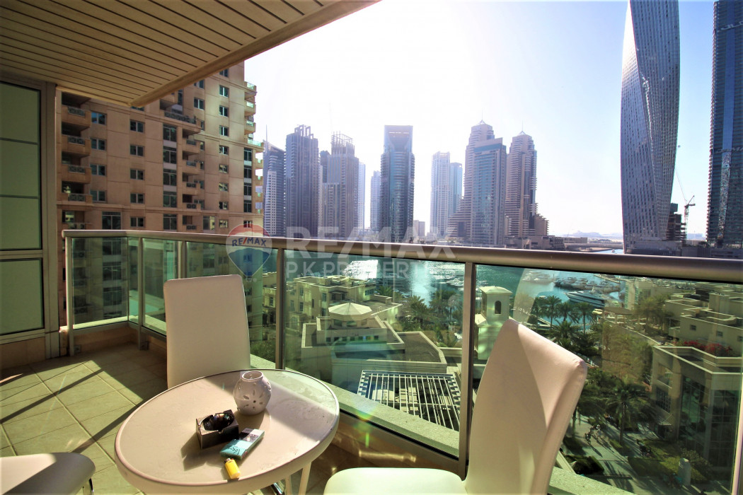 Marina View | 2 + Study | Furnished, Al Mesk Tower, Emaar 6 Towers, Dubai Marina, Dubai