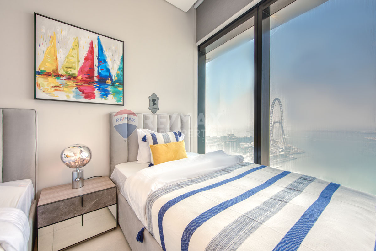 Luxury 2 Bedrooms with Sea and Ain Dubai View, Jumeirah Gate Tower 1, The Address Jumeirah Resort and Spa, Jumeirah Beach Residence, Dubai