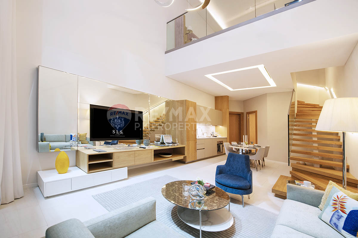 1 BR Loft | Fully Furnished | Serviced Appartment - SLS Dubai Hotel & Residences, Business Bay, Dubai